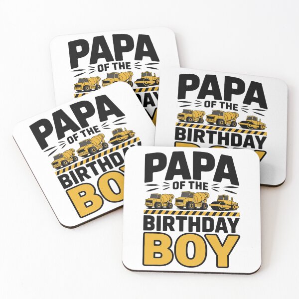 Item preview, Construction Worker Bday Party Papa Of The Birthday Boy  designed and sold by CombatTask.