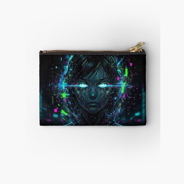 Item preview, Neon Circuit Portrait designed and sold by Krfto.