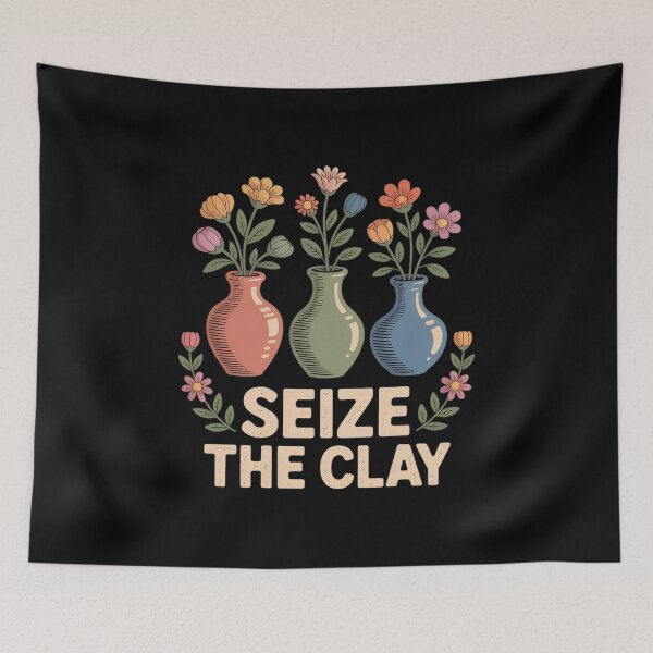 Item preview, Seize The Clay Funny Pottery Teacher Ceramics Potter Maker  designed and sold by InspiredFoul.
