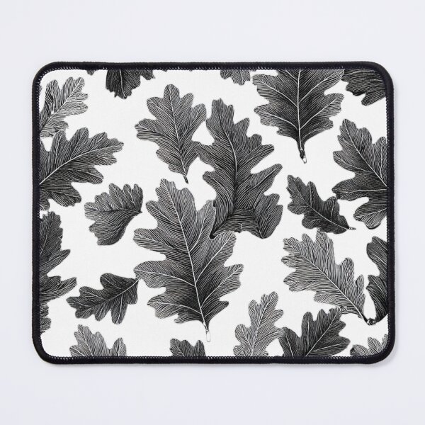 Item preview, Frosted oak leaves in black designed and sold by Lol&love.