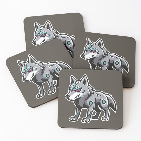 Item preview, Cyborg Wolf | Futuristic Wolf Mascot Logo & Tech Beast Art designed and sold by MerlinWear.