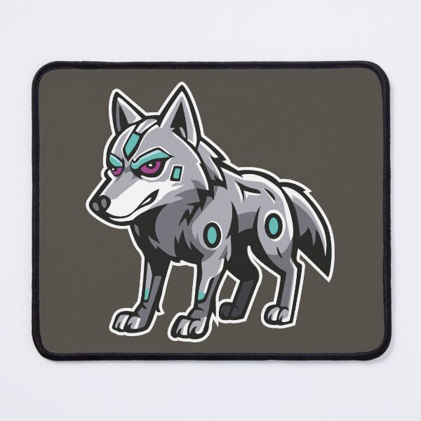 Item preview, Cyborg Wolf | Futuristic Wolf Mascot Logo & Tech Beast Art designed and sold by MerlinWear.