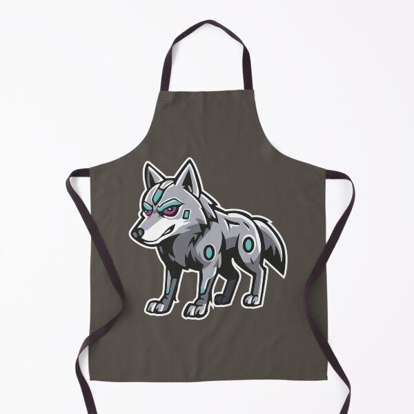 Item preview, Cyborg Wolf | Futuristic Wolf Mascot Logo & Tech Beast Art designed and sold by MerlinWear.