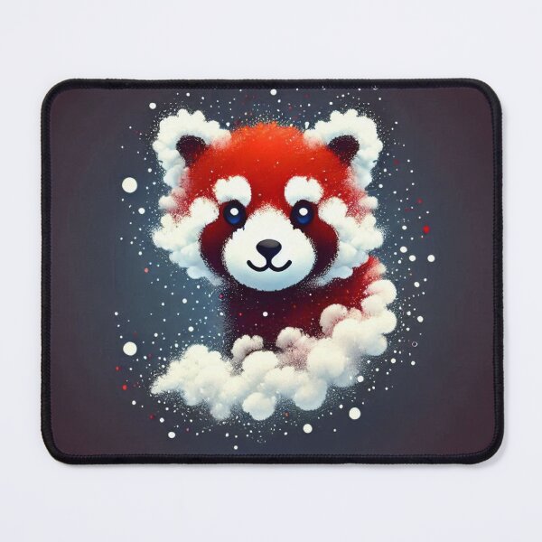 Item preview, Kawaii Red Panda Made of Clouds designed and sold by BigBlueArt.