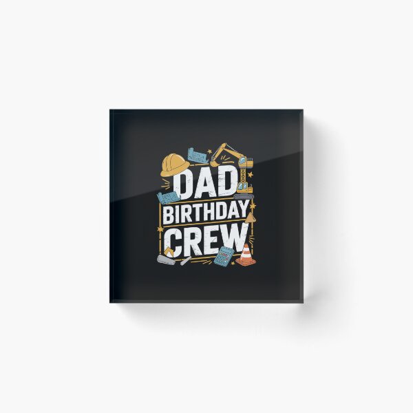 Item preview, Dad Birthday Crew Construction Birthday Party  designed and sold by PowAcademy.