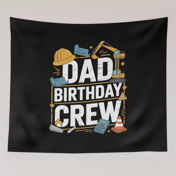 Item preview, Dad Birthday Crew Construction Birthday Party  designed and sold by PowAcademy.