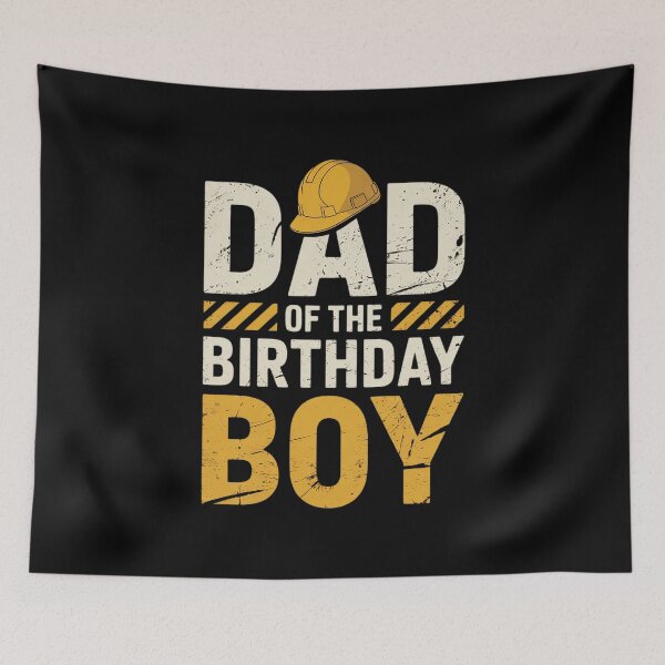 Item preview, Dad Mom Of The Birthday Boy Kid Construction Matching Family T  designed and sold by CombatTask.