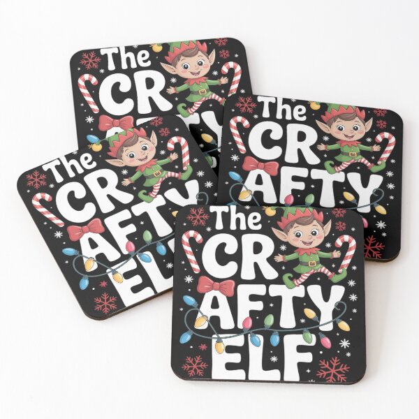 Item preview, The Crafty Elf Funny Xmas Elf Matching Family Christmas  designed and sold by InspiredFoul.