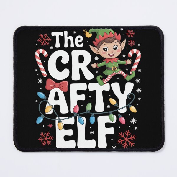 Item preview, The Crafty Elf Funny Xmas Elf Matching Family Christmas designed and sold by InspiredFoul.
