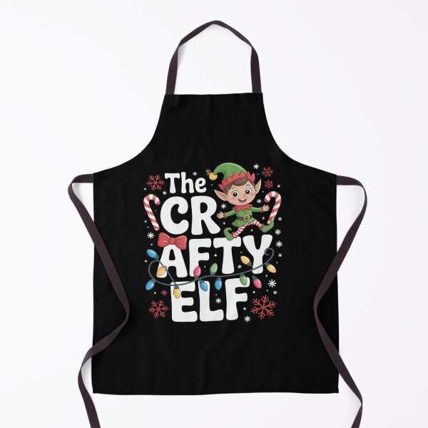 Item preview, The Crafty Elf Funny Xmas Elf Matching Family Christmas designed and sold by InspiredFoul.