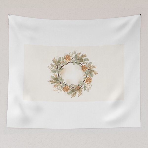 Item preview, Winter Citrus Wreath designed and sold by InkoraStudios.