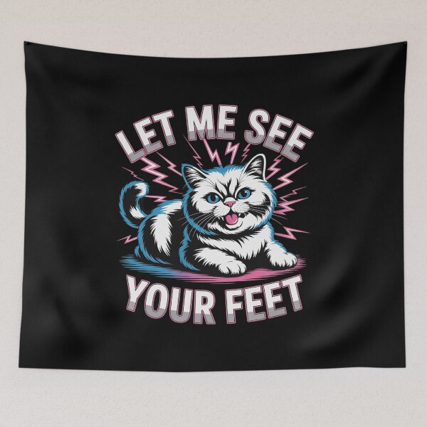 Item preview, Your Feet Funny Offensive Cat Meme Bootleg  designed and sold by MyzoToyota.