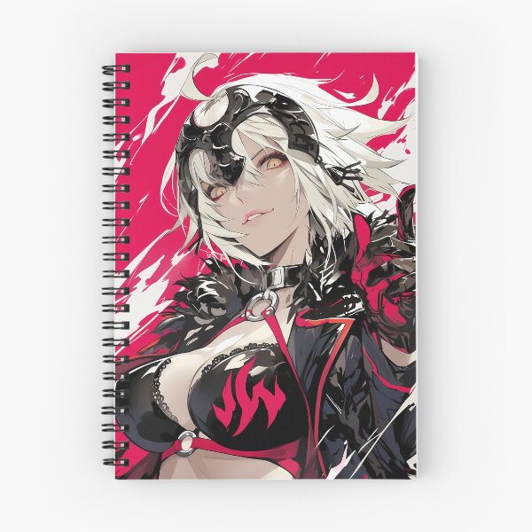 Item preview, D Jeanne D Arc Alter Fgo Anime Girl Waifu Dark Crimson Smile Night designed and sold by HumbertoValveno.