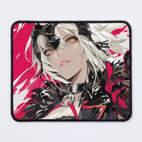 Item preview, D Jeanne D Arc Alter Fgo Anime Girl Waifu Dark Crimson Smile Night designed and sold by HumbertoValveno.