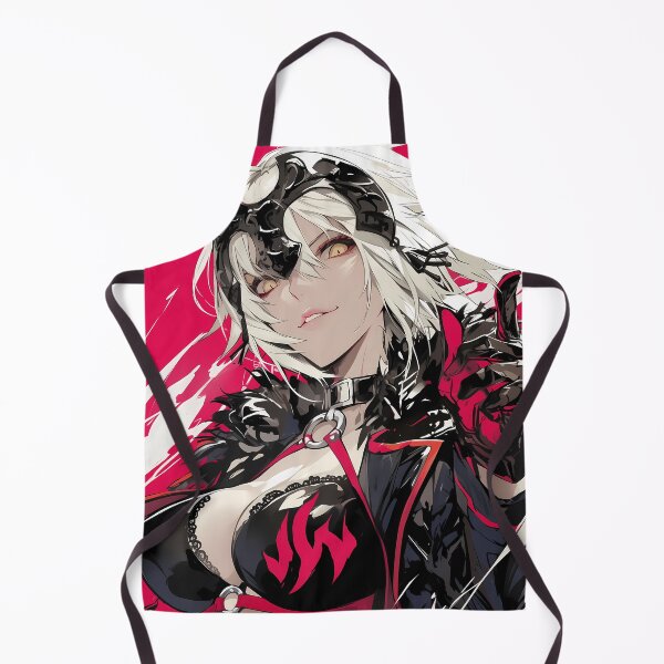 Item preview, D Jeanne D Arc Alter Fgo Anime Girl Waifu Dark Crimson Smile Night designed and sold by HumbertoValveno.