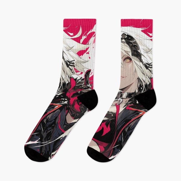 Item preview, D Jeanne D Arc Alter Fgo Anime Girl Waifu Dark Crimson Smile Night designed and sold by HumbertoValveno.