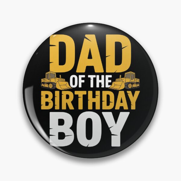 Item preview, Dad of The Birthday Boy Construction Worker Bday Daddy Party  designed and sold by PowAcademy.