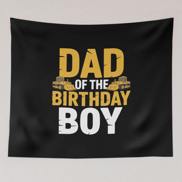 Item preview, Dad of The Birthday Boy Construction Worker Bday Daddy Party  designed and sold by PowAcademy.