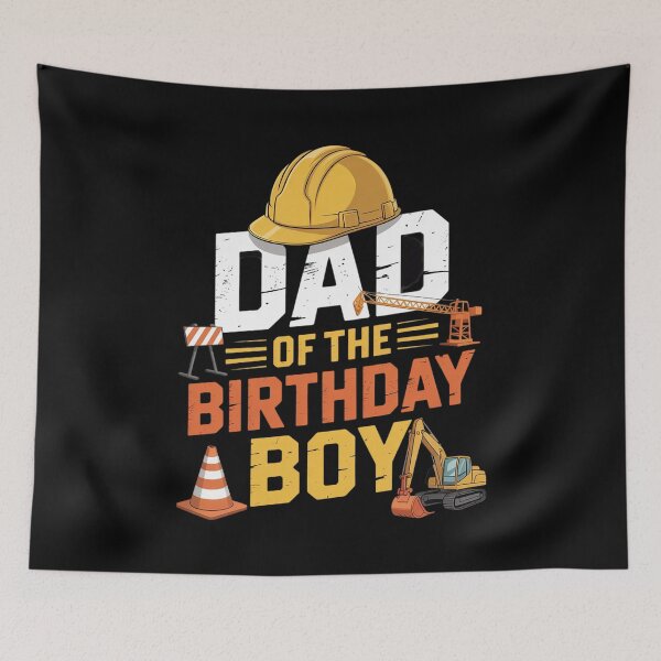 Item preview, Dad of the Birthday Boy Construction Worker Bday Party  designed and sold by CombatTask.