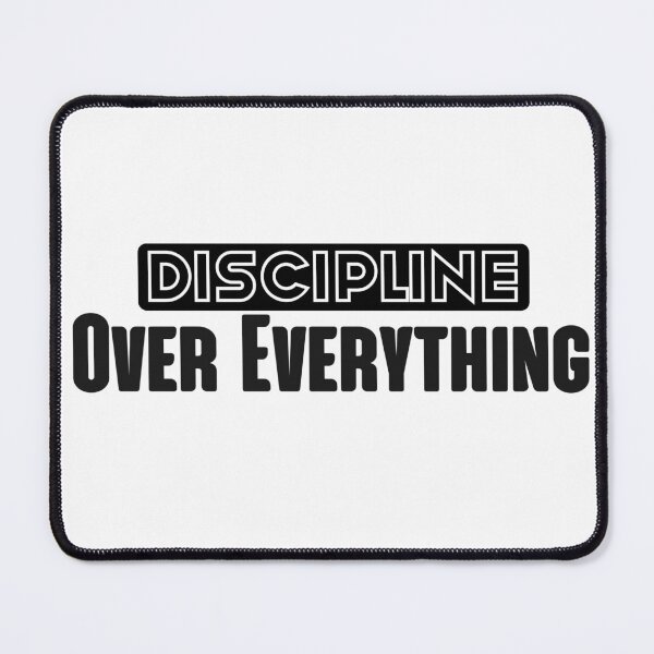 Item preview, Discipline Over Everything Motivational Quote Sticker designed and sold by Primezen.