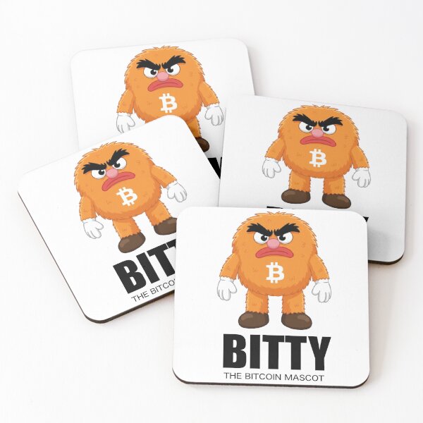 Item preview, Bitty the bitcoin mascot designed and sold by HaisterDesign.