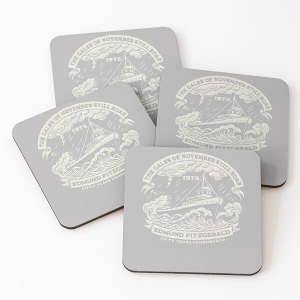 Item preview, Edmund Fitzgerald Anniversary Great Lakes Maritime Memorial designed and sold by KristineLi.