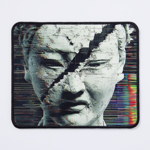 Item preview, Digital Erosion: Glitched Terracotta Warrior Head designed and sold by t5uisiu.