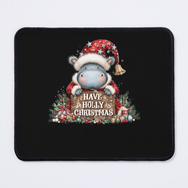 Item preview, Copy of Copy of Funny Christmas Hippo T-Shirt | Have a Holly Hippo Holiday 2025 Tee designed and sold by DigitalArtByNow.