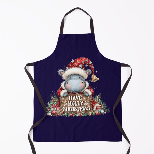 Item preview, Copy of Copy of Funny Christmas Hippo T-Shirt | Have a Holly Hippo Holiday 2025 Tee designed and sold by DigitalArtByNow.