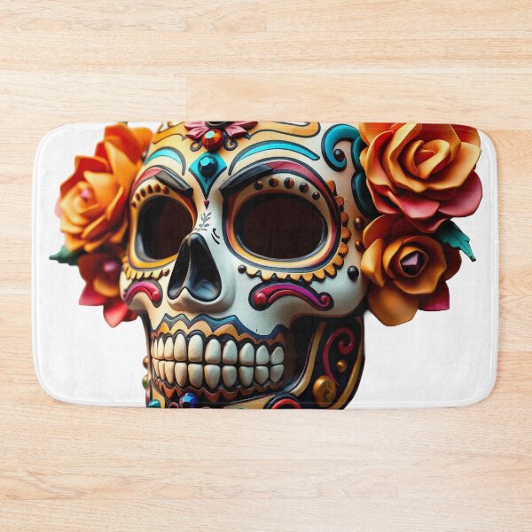 Item preview, Vibrant Day of the Dead Sugar Skull Mask designed and sold by LCPcreations.