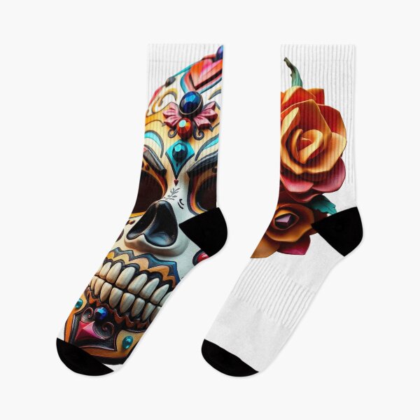Item preview, Vibrant Day of the Dead Sugar Skull Mask designed and sold by LCPcreations.