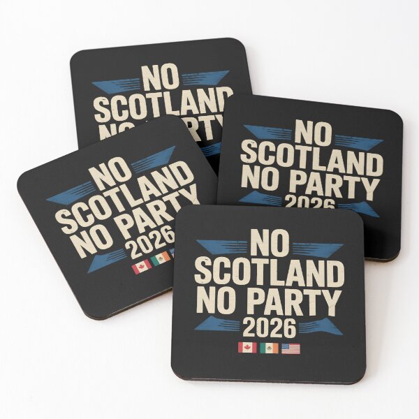 Item preview, No Scotland No Party 26 Shirt | Scotland Football Fans Tartan Army Tee designed and sold by BelindaVDavis.