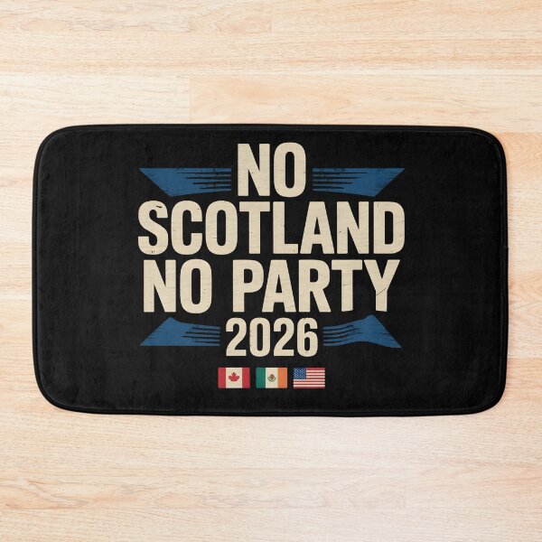 Item preview, No Scotland No Party 26 Shirt | Scotland Football Fans Tartan Army Tee designed and sold by BelindaVDavis.
