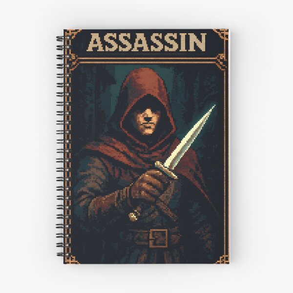 Item preview, Assassin Pixel Hero - Shadowy Alley | Whispersteel Hidden Blade designed and sold by Artsy-With.