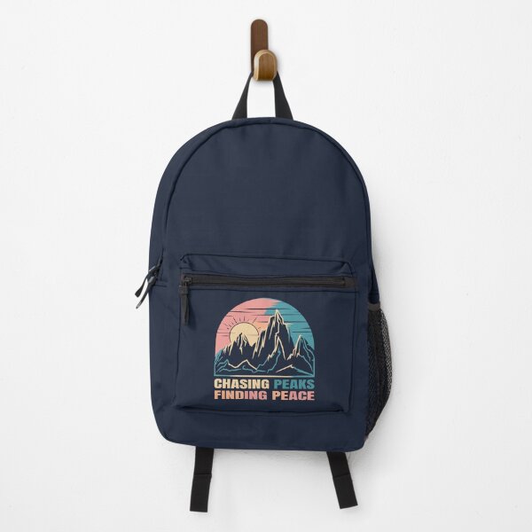 Item preview, Chasing Peaks, Finding Peace – Retro Mountain Sunset designed and sold by NEWDESINGS12.