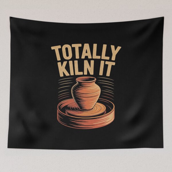 Item preview, Totally Kiln It Funny Pottery Ceramics Artist  designed and sold by InspiredFoul.