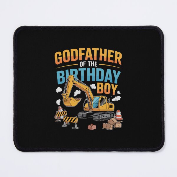 Item preview, Godfather of the Birthday Boy Construction Worker Bday Party designed and sold by PowAcademy.