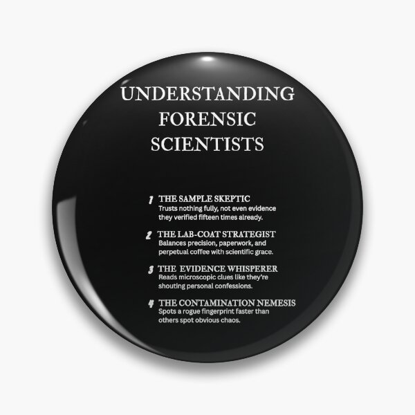 Item preview, Understanding Forensic Scientists – Funny Job Definition Design – Black designed and sold by PsyFlow35.