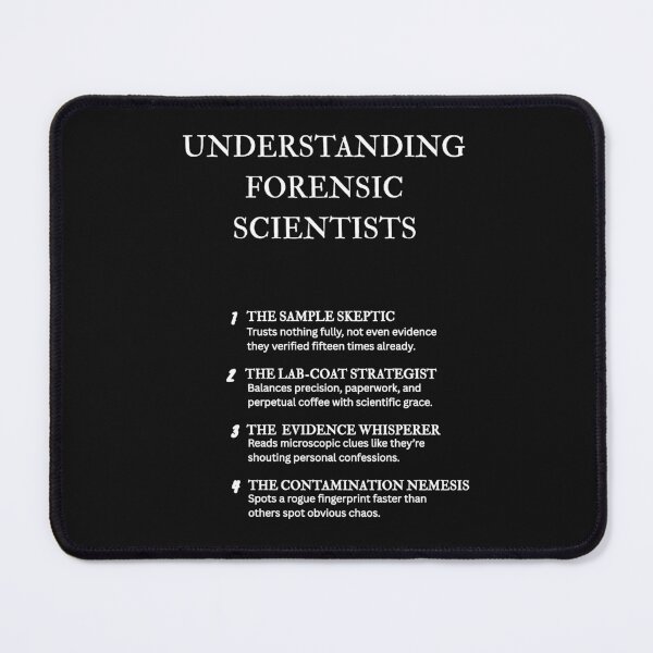 Item preview, Understanding Forensic Scientists – Funny Job Definition Design – Black designed and sold by PsyFlow35.