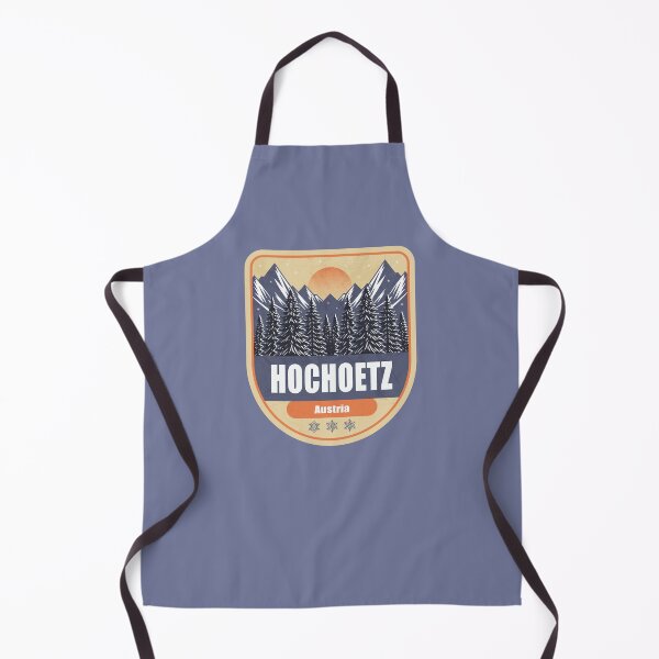 Item preview, Hochoetz Austria – Snowy Mountain Winter Badge designed and sold by CynthiaGraphics.