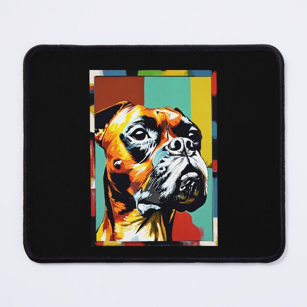 Item preview, Colorful Boxer Dog Design #1504 designed and sold by topzmart.