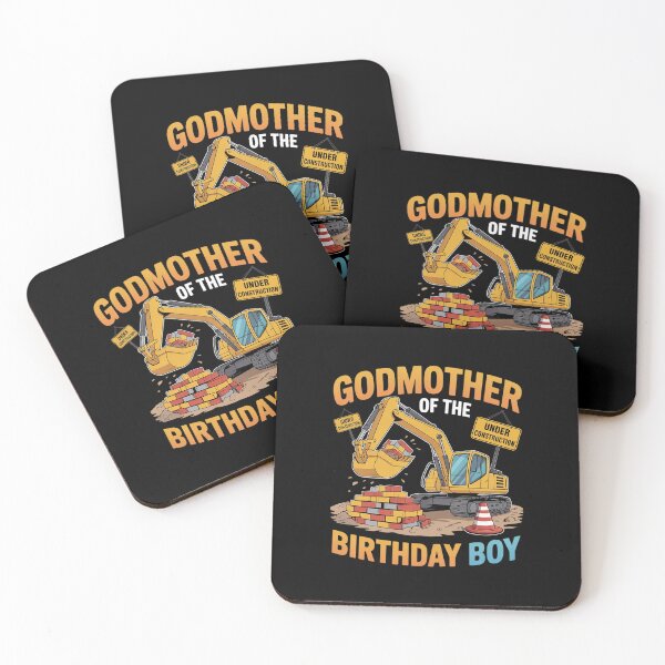 Item preview, Godmother of the Birthday Boy Construction Worker Bday Party  designed and sold by MicanCuteStore.