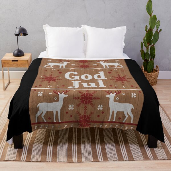 Item preview, Nordic Carved Reindeer Holiday Pattern designed and sold by ChicTrendz.