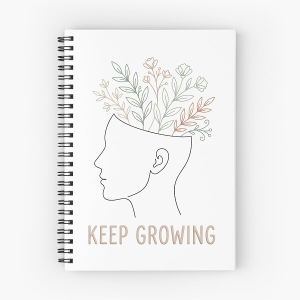 Item preview, Keep Growing Botanical Mental Health Design designed and sold by DenBox.