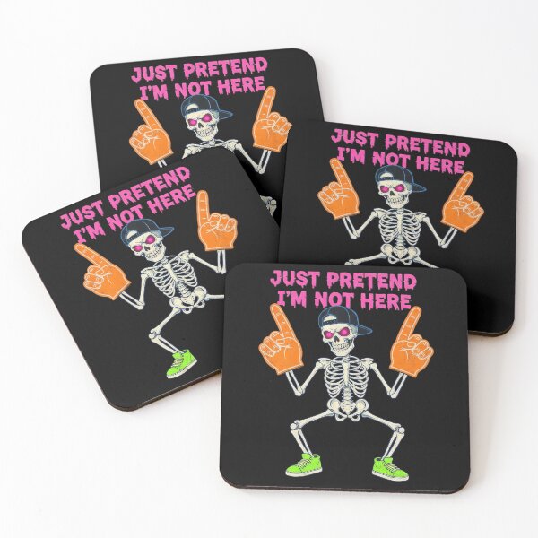 Item preview, Just Pretend I’m Not Here – Introvert Humor Quote designed and sold by TextMood.