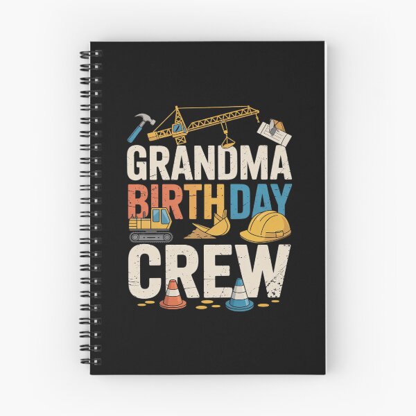 Item preview, Grandma Birthday Crew Construction Birthday Party designed and sold by MathisBellanger.