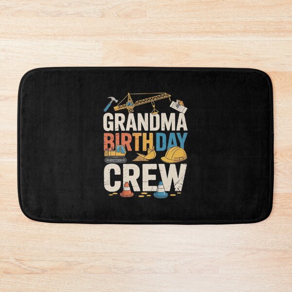Item preview, Grandma Birthday Crew Construction Birthday Party  designed and sold by MathisBellanger.