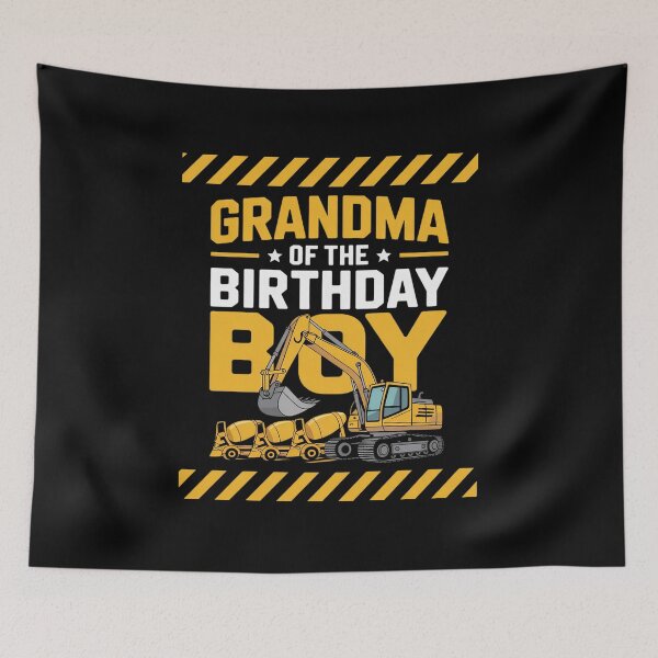 Item preview, Grandma Of Birthday Boy Construction Theme Party Matching  designed and sold by MicanCuteStore.