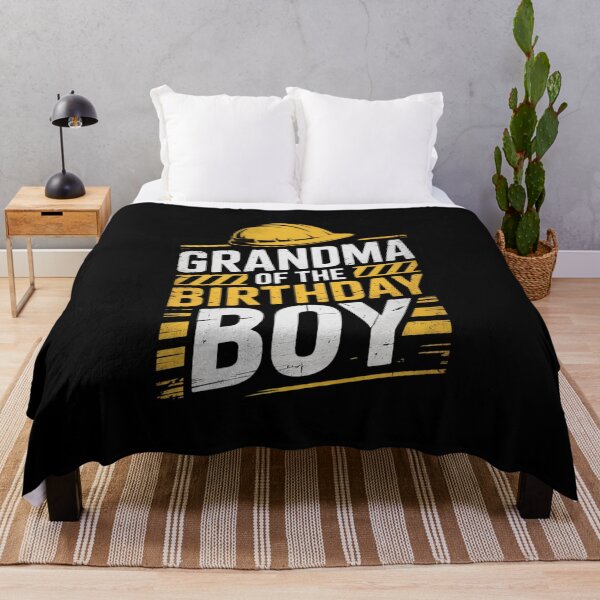 Item preview, Grandma of the Birthday Boy Construction Birthday Party designed and sold by MathisBellanger.