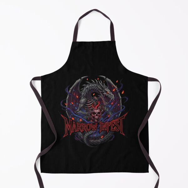 Item preview, Death Metal Shirt - Demonic Dragon Coiled Around Burning Skull designed and sold by NickPositron.